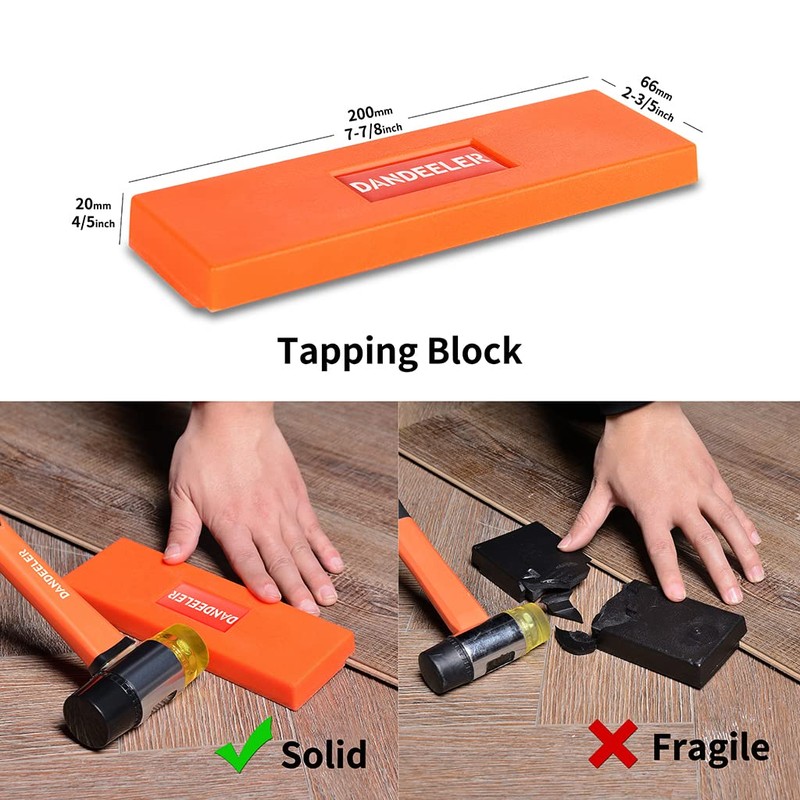 Dandeeler 45 Piece Laminate Flooring Tools Installation Kit with Mallet