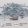 SKIR'CO Pack of 50 Galvanised Steel Wood Screws 3.5 x