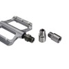 1 Pair Steel Bike Pedal Extenders Bicycle Pedal Spacers for