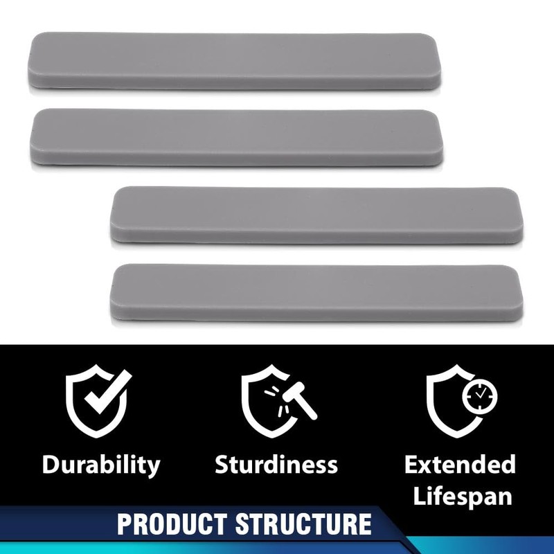 PIT66 4 PCS Composite Decking Boards End Cap 5.5" Dark