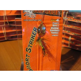 Joes Flies Spinnerbait Fishing Lures 2 Joe's Flies Inline Size 10 SpinnerBaits Short Striker / Speckled Trout 163-10