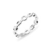 Silverline Jewelry - 925 Sterling Silver Open Square and Circle