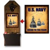 "U.S. Navy - Drink To The Foam" Bottle Opener and