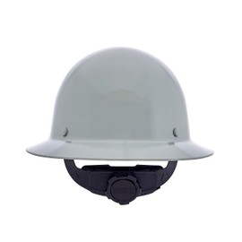 MSA 475412 Skullgard Full Brim Safety Hard Hat with Fas-Trac III Ratchet Suspension | Non-slotted Hat, Made of Phenolic Resin, Radiant Heat Loads up to 350F - Standard Size in Gray