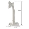 Rosebe Security Camera Housing Bracket Pole, Cylindrical, Square Column, Stainless