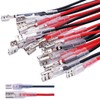 Twidec/20Pcs 4.8mm and 6.3mm Female Spade Crimp Terminal with Insulating