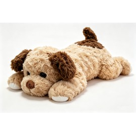 15" Puppy Stuffed Animals, Brown Dog Animals Plush Toys for Kids