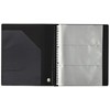 COLLECT S-3433-BK 9-Pocket Binder, Black (Thick)