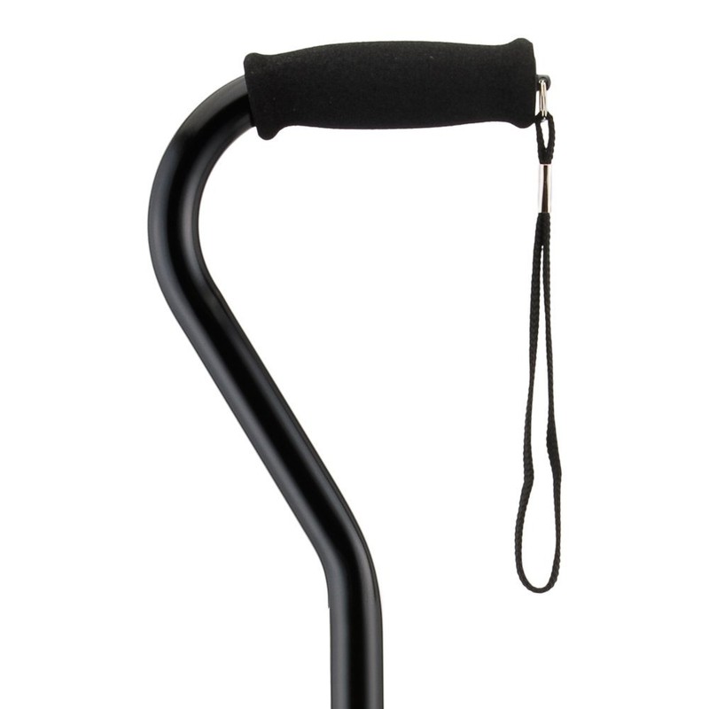 NOVA Designer Walking Cane with Offset Handle, Lightweight Adjustable Walking