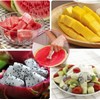 Watermelon Fork Slicer Cutter,Stainless Steel 2 in 1 Fruit Fork