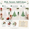 16 Christmas Stencils, 15 x 15 cm Tree and Forest