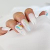 Butterfly Garden Handmade Nail Tips - Natural / 나비 정원