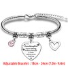 HULALA To My Beautiful Granddaughter Gifts Bracelet For Women Girls