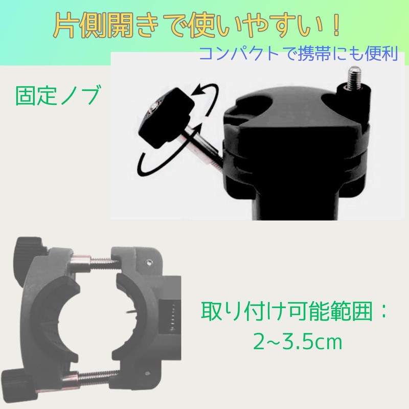 GeneX Piton Clamp, Piton Fishing, Rod Keeper, Rod Clamp, Piton