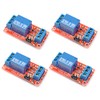 Oiyagai 4pcs 5V One 1 Channel Relay Module Board Shield with optocoupler Support High and Low Level Trigger