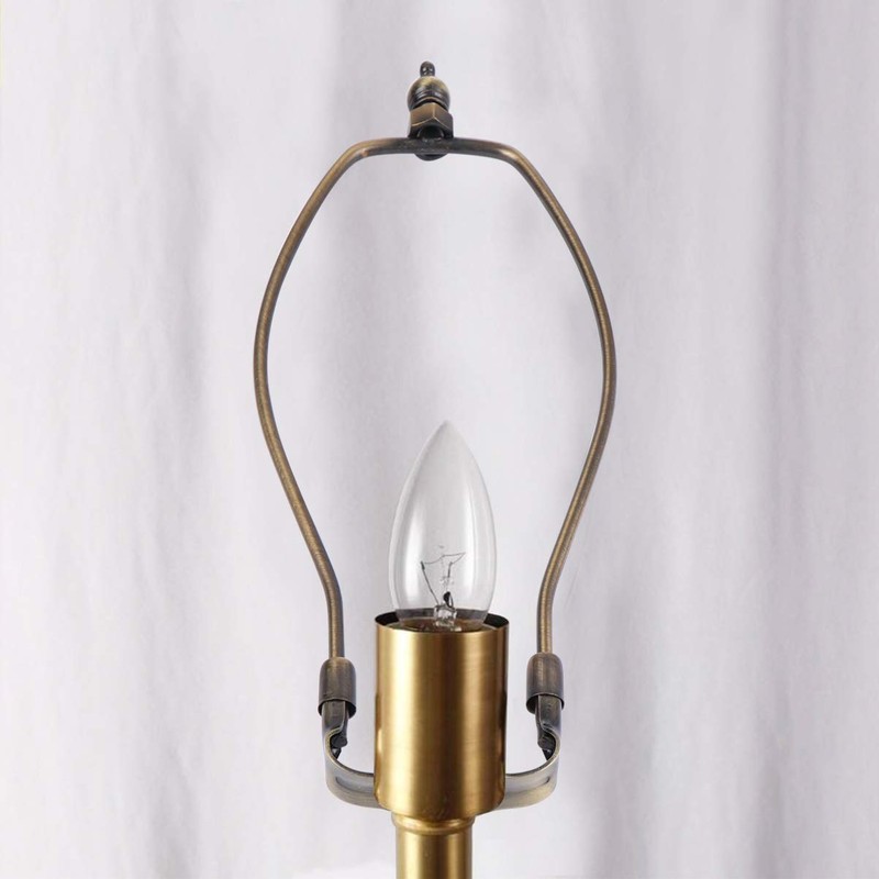 OSALADI Lamp Shade Harps Holder, 8 inch Horn Frame Lampshade