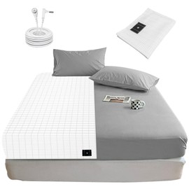 LOYDBDT Grounding Sheets 35x90 Inch, White, Grounding Sheets for Earth with Silver Fiber, Grounding Sheet for Better Sleep, Stress Relief