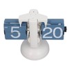 Page Turning Clock Single Leg European Vintage Simple Automatic Flip