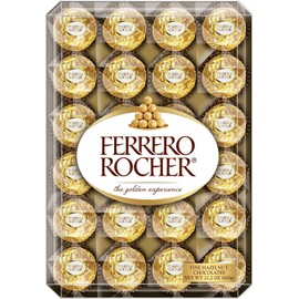 Ferrero Rocher Fine Hazelnut Chocolates, 48 Count Chocolate Gift Box, 21.2 Oz