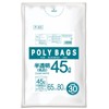 orudyi Poly Bag Business 45l 0.03 mm Milk White Translucent 30P