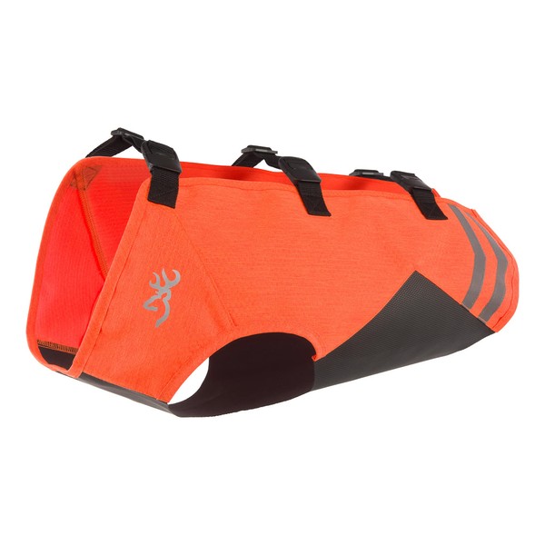 Browning Hunting/Tech Full Coverage Safety Vest, Safety Orange/Black, Medium