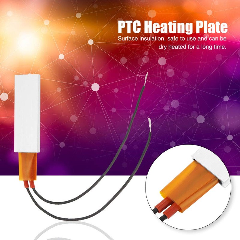 PTC Heating Element, 12V Aluminum PTC Heating Plate 70℃- 220℃