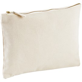 Westford Mill Canvas Accessory Case (UK Size: L) (Natural)