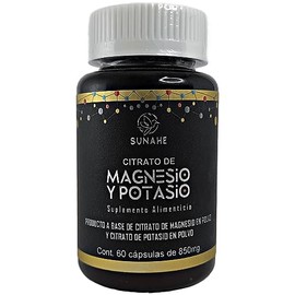 Citrato de Magnesio y Potasio 850 mg                                                                                                                  