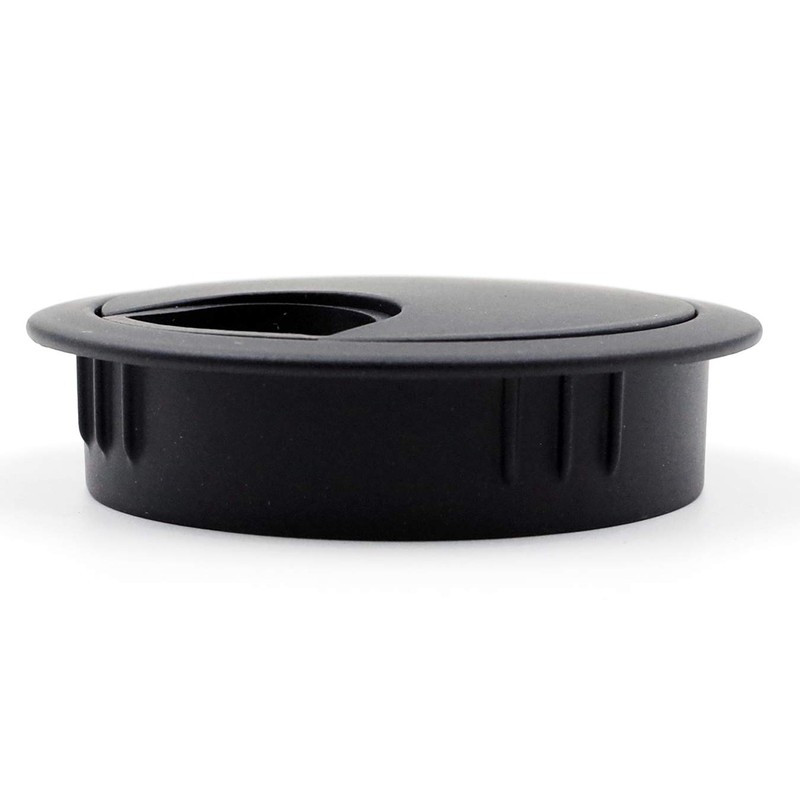 Jetland Desk Grommet for Wire Organizer - Flat Black, Fits
