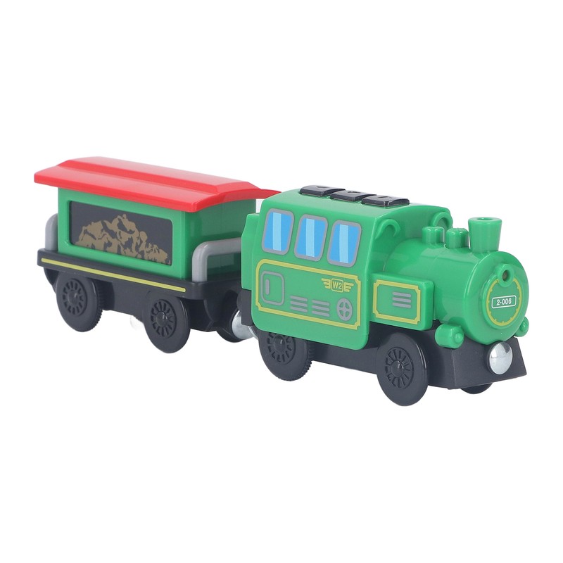 Battery Operated Locomotive Train Set Light Sound Effect Interesting Play