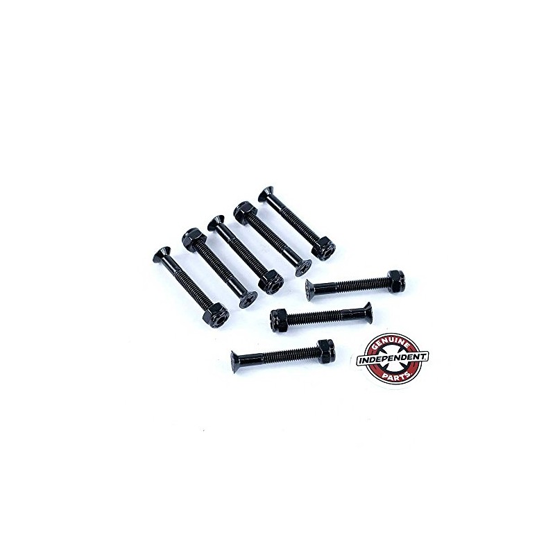 Indy Skateboard Truck Bolts - Phillips Black 1 1/2"