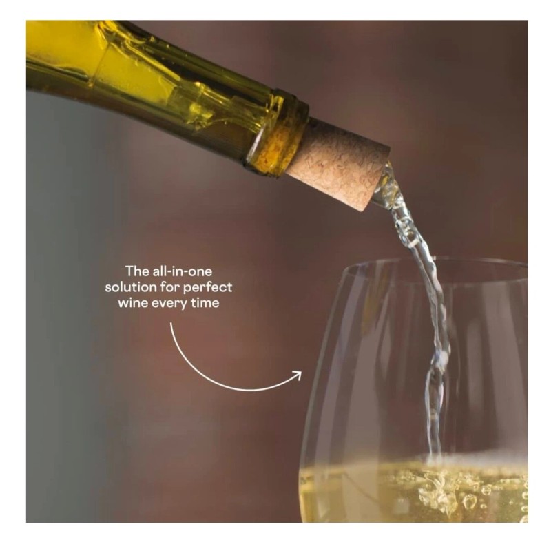 Corkcicle Wine Chiller Freezable Reusable Bottle Cork BPA Free NEW