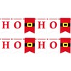 Christmas Pack of 4 Festive Decorative Buntings + Merry Christmas
