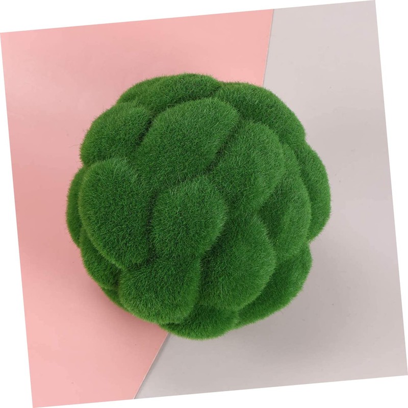 TEHAUX Artificial Moss Topiary Ball Home Decor Fake Moss Ball