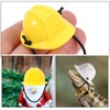 VOSAREA Pack of 6 Mini Protective Helmet Dolls - Plastic