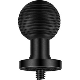 Ball Head 1/4 Screw Adapter for Gopro Insta360 Motorcycle Handlebar Aluminum Holder Bike GPS Bracket DSLR Camera Flash Light Monitor