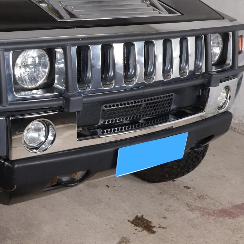 carpart2021 Chrome Silver Front Bumper Cover Lower Grille Trim Panel