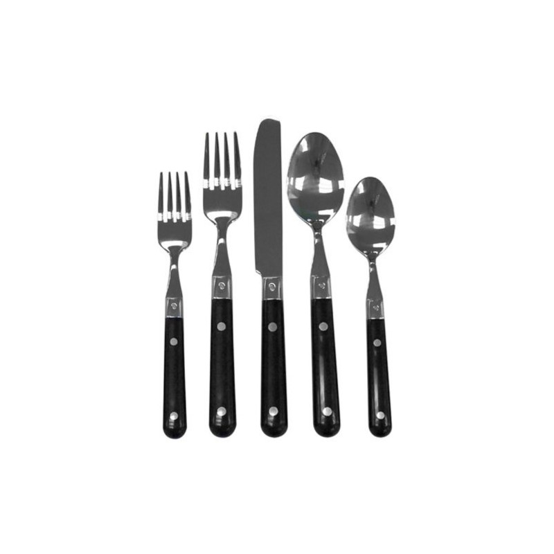 Ginkgo International Le Prix 20-Piece Stainless Steel Flatware Place Setting,