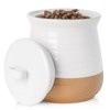 Hasense Ceramic Food Storage Container, Porcelain Kitchen Canisters with Airtight
