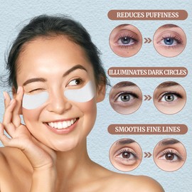 Pedobi 80Pcs Castor Oil Pack Patches for Eyes, Highly Absorbent Castor Oil Wrap, No Wash, Anti-Seepage(Oil Not Included)