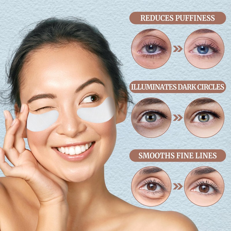 80Pcs Castor Oil Pack Patches for Eyes, Highly Absorbent Castor