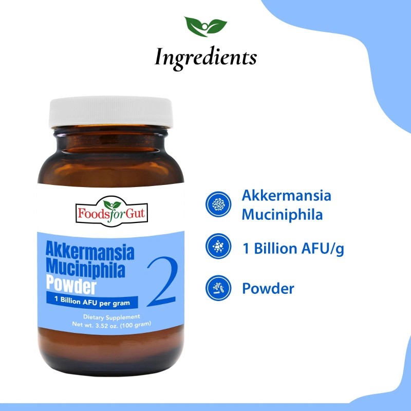 Foods For Gut Akkermansia Muciniphila Probiotic Powder 1B AFU |