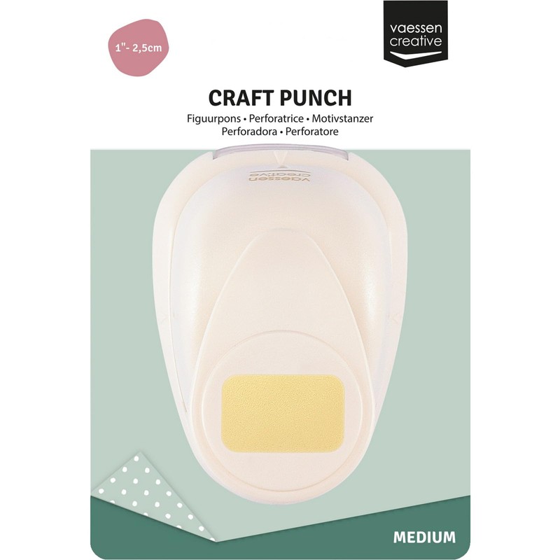 Vaessen Creative Craft Paper Punch - Rectangle with Rounded Corners