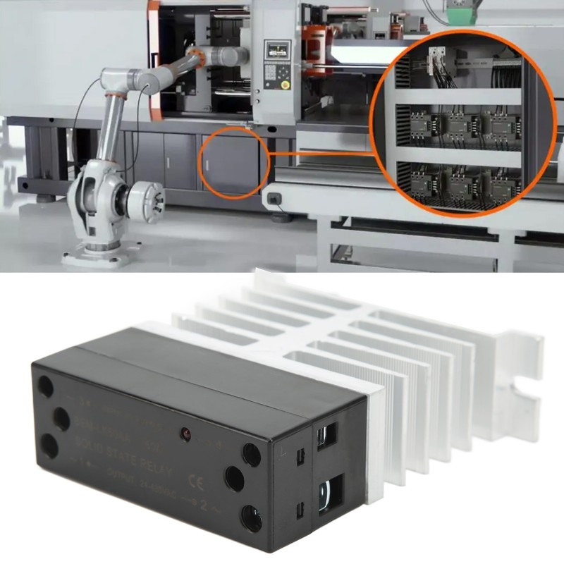 BERM Solid State Relay 60A Rustproof Contact Relay Module with