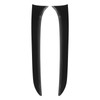 2pcs Rear Window Side Spoiler Canard Wing Glossy Black Replacement