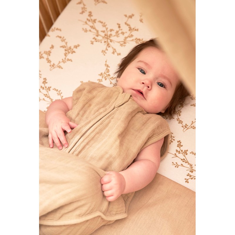 Lenzuolo per lettino Meyco Baby Branches (lenzuolo in 100% cotone