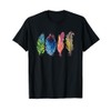 Colourful bird feathers T-Shirt