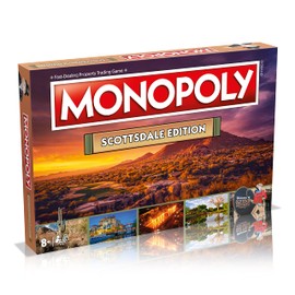 Scottsdale Monopoly, Family Board Game, for 2 to 6 Players, Adults and Kids Ages 8 and up, Buy, Sell and Trade Your Way to Success