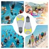 Swim Flippers,Compact Swimming Fins Flippers | Adjustable Lightweight Comfortable Soft