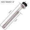 DERNORD 120V 1650W Tri-clamp Foldback Heating Element Stainless Steel Immersion
